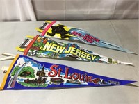 Souvenir felt pennants