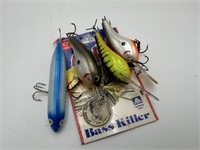 5 Fishing Lures 1 in package