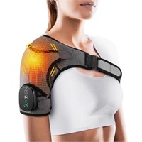 Heated Shoulder Massager Brace Support with