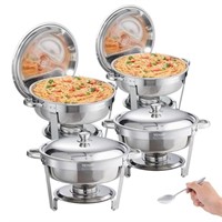 VEVOR Chafing Dish Buffet Set, 6 Qt Stainless