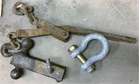 Clevis binder and ball hitch