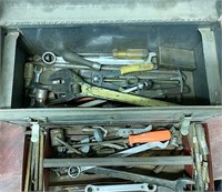 Metal toolbox to include files Allen wrenches