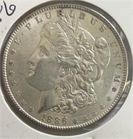 1886 Morgan Silver Dollar