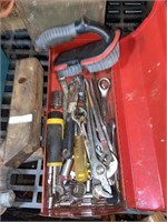 assorted tools including wrenches and pliers