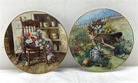 Numbered plates - Flowers from Grandma collection