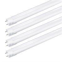 LightingWill LED T8 Light Tube 4FT, Warm White 300