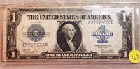 1923 Large Size Silver Certificate Blue Seal $1