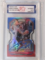 KAWHI LEONARD AUTHENTIC AUTO CARD FSG