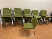 25 American Seating school chairs.