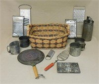 Basket of Kitchenalia.