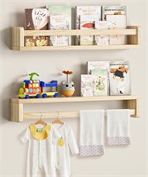 24 inch Kids Bookshelf, Floating Bookshelves for