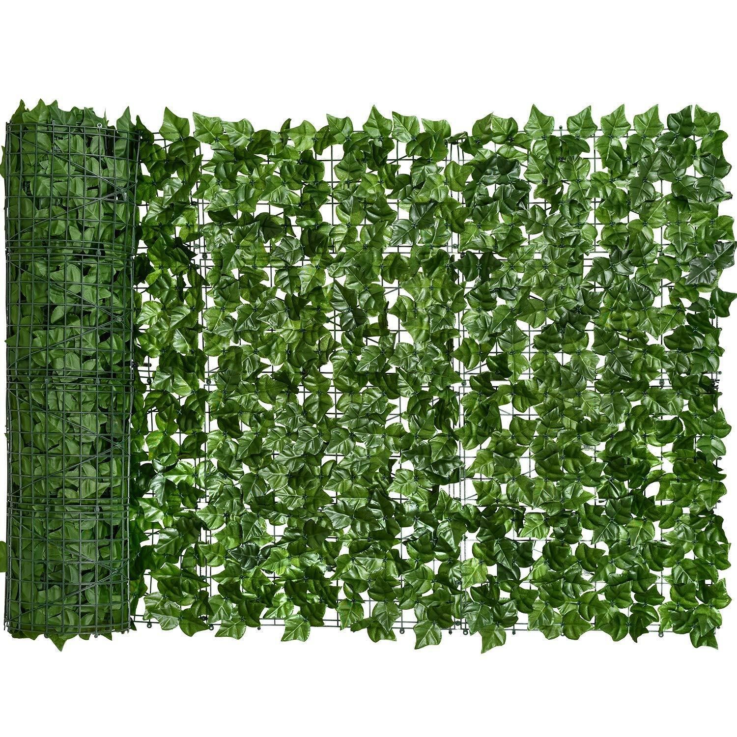 DearHouse 98.4x39.4in Artificial Ivy Privacy Fence