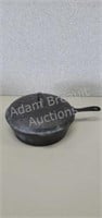 11 inch cast iron covered saucepan