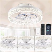 New ZMISHIBO Oscillating Ceiling Fans with Lights,