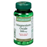 NATURES BOUNTY MAGNESIUM OXIDE TABLET 500MG 100S