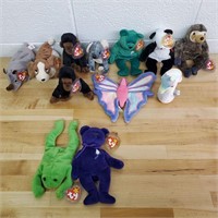 Lot Of 12 Beanie Babies