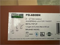 MATCO NORCA PD-480BN 2 HANDLE FAUCET