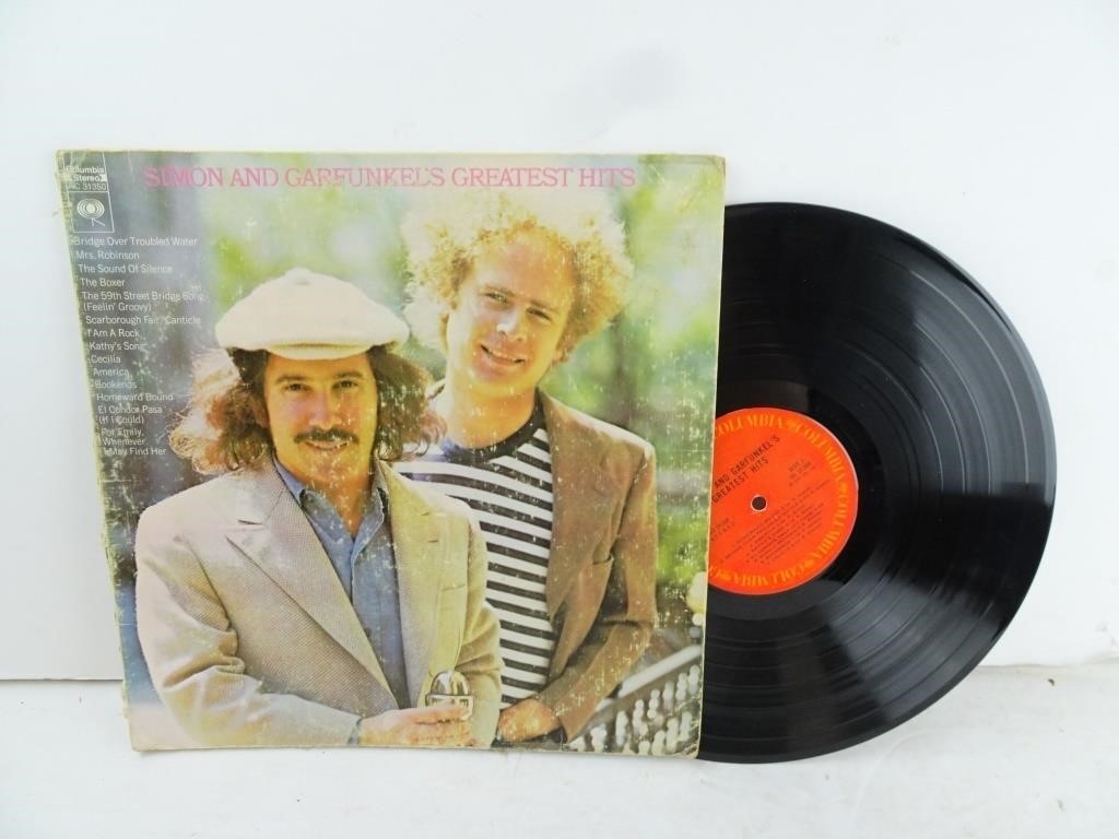 Simon & Garfunkel Greatest Hits 33rpm Vinyl