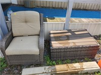 Outdoor Coffee Table & Chair