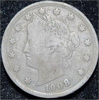 1908 Liberty Head V Nickel