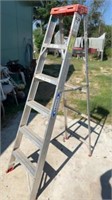 6ft Werner Folding Aluminum Step Ladder