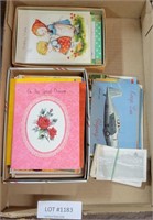 FLAT OF SPECIAL OCCASION CARDS AND POSTCARDS