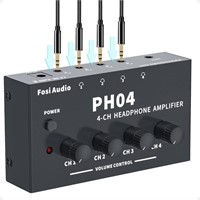 Fosi Audio PH04 4 Channel Headphone Amplifier Ster