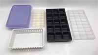 Divided Jewelry Organizers & Plastic Trays