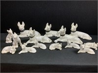 Made in Japan Porcelain Dog Figurines