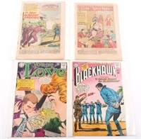 1960s ERA DC COMICS - ADVENTURE, BLACKHAWK, YOUNG
