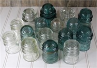 Assortment of Glass Insulators