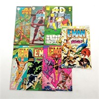 4 E-Man, 3 Adam & Eve Comics