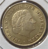 Silver 1964 Netherlands coin