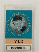 Foreigner - Doobie Brothers Backstage Pass