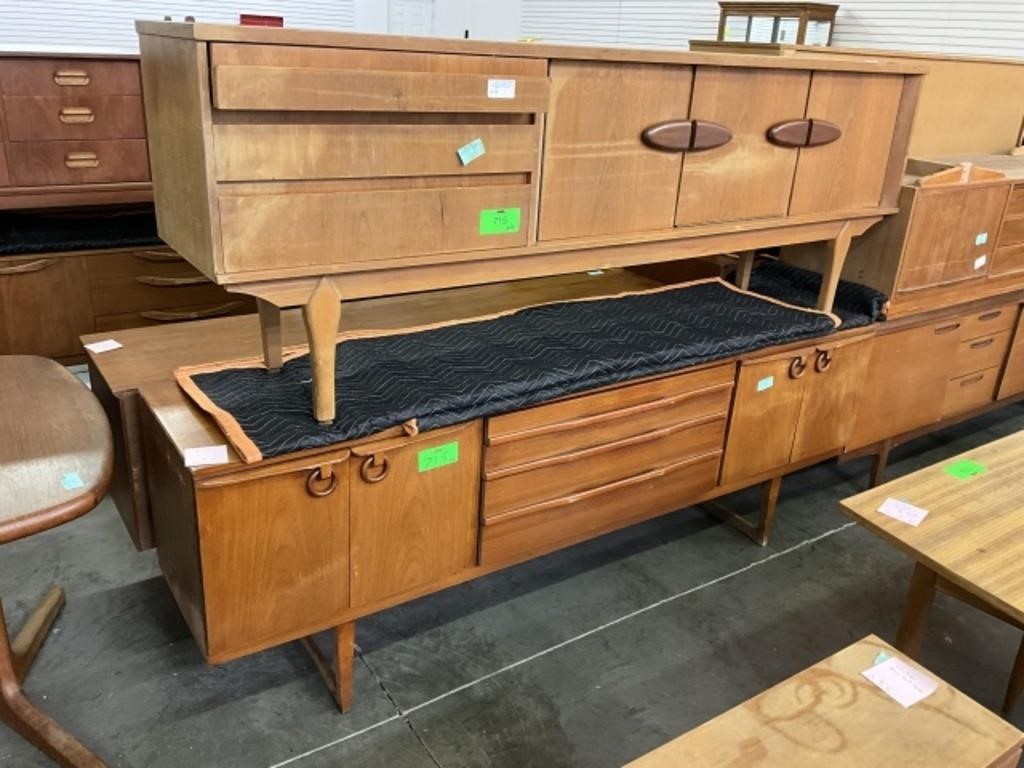 2x Credenzas - Victorian + Mid Century Modern