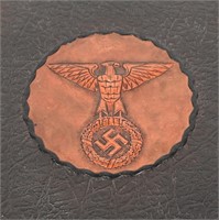 WWII NAZI GERMAN SA ELEPHANT SKIN DESK FOLIO WW2