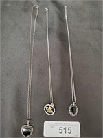 2 925 Sterling Silver Gemtsone Necklaces.