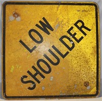 "Low Shoulder" Metal Sign 30"x30"