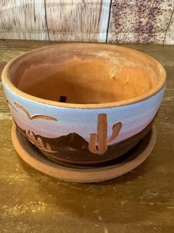 Vintage 5.5" Terra-cotta Superstition Bowl