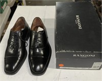 MENS BLACK RANGONI SHOES SIZE 8