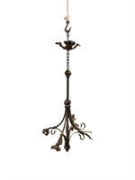 French Iron Fixture with Four Arms