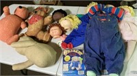Doll Lot Doll Baby Pre-Sewn Bodies Bears Heads