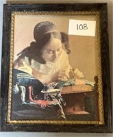 The Lacemaker by Johannes Vermeer Canvas Oil