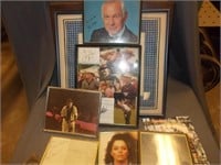 Several Auto Graphed pictures
