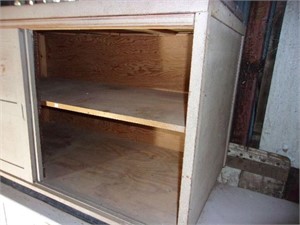 Large Counter with lots of storage: