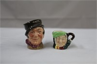 Royal Doulton miniature Toby jugs, "Sam Weller"