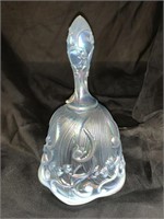 6 “ FENTON LILY OF THE VALLEY BLUE OPALESCENT-