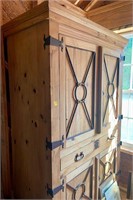 Handmade solid wood cabinet, tv cabinet