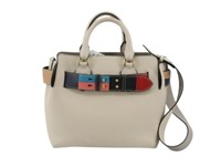 Burberry Beige Leather 2 Way Shoulder Bag