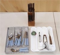 Misc Silverware, Utensils, Knives and Trays